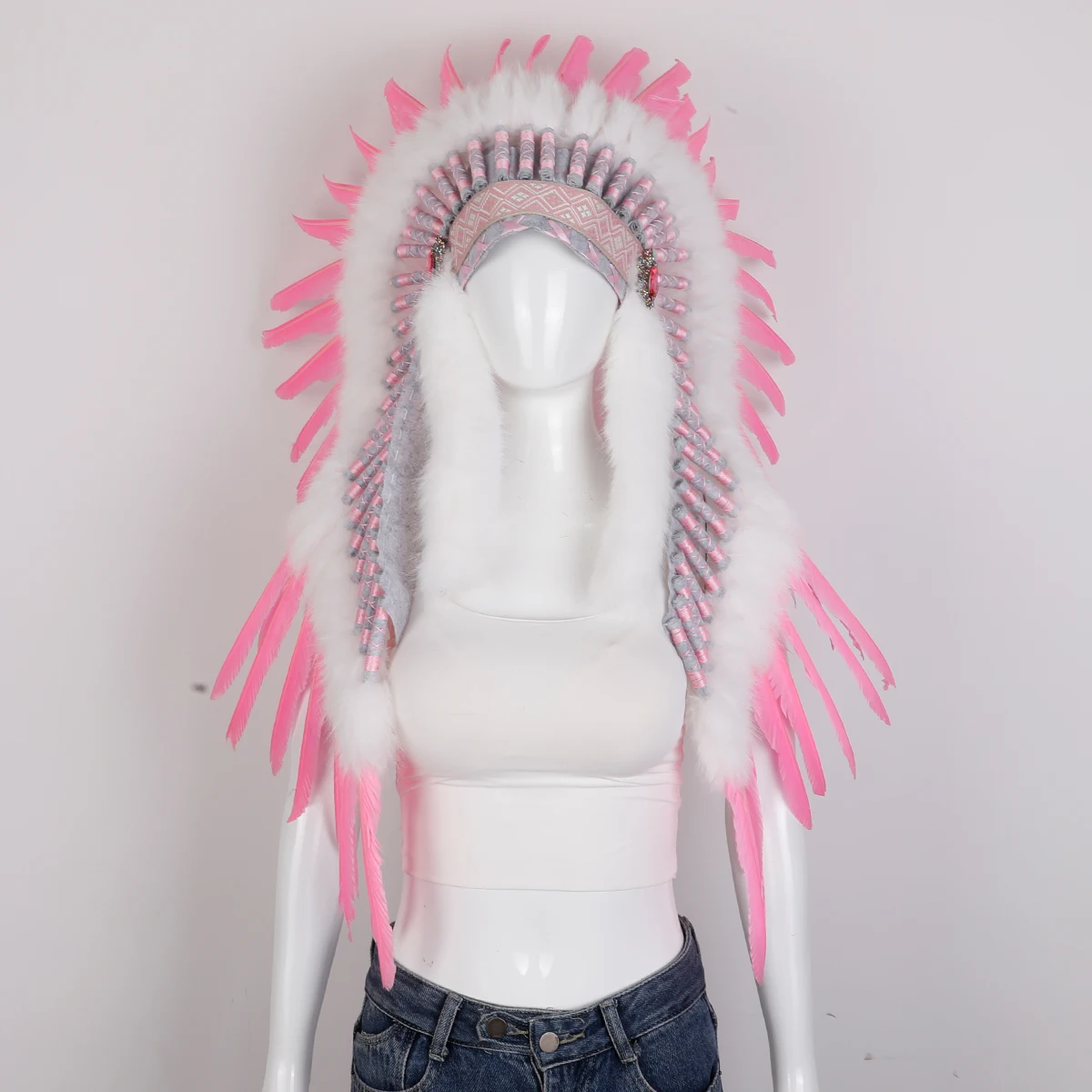 Wholesale Handmade Feather Headdress Headband For Women's Halloween Costume Cosplay Customized Color & Size Comfortable
Wholesale Handmade Feather Headdress Headband For Women's Halloween Costume Cosplay Customized Color & Size Comfortable