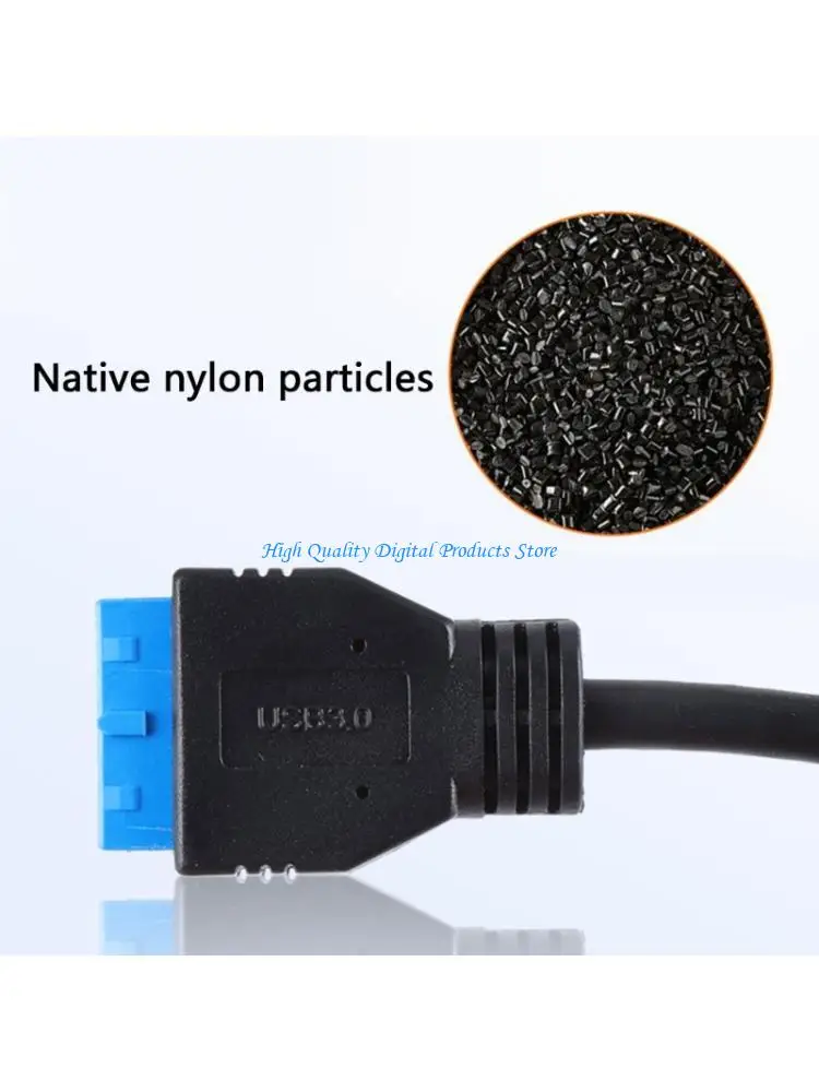 U2JE USB3.0 19PIN Header 1 to 2 Extension Splitter Cable 19Pin Internal Extension
U2JE USB3.0 19PIN Header 1 to 2 Extension Splitter Cable 19Pin Internal Extension