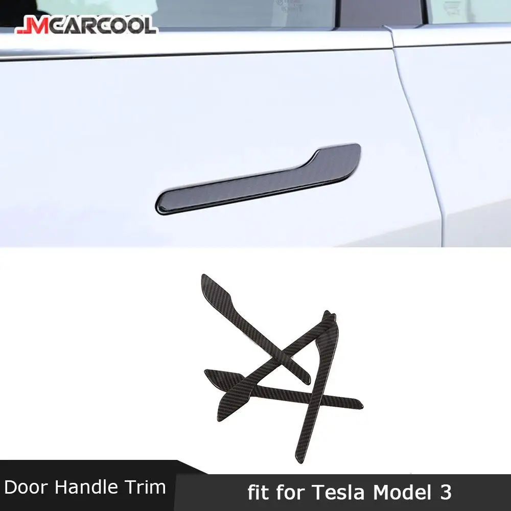 For Tesla Model 3 2017 - 2019 Carbon Fiber Car Door Handles Exterior Trim Cover Stickers accessories
For Tesla Model 3 2017 - 2019 Carbon Fiber Car Door Handles Exterior Trim Cover Stickers accessories