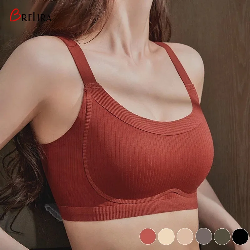 Brelira, минимайзерный бюстгальтер с полной чашкой, беспроводной антипровисающий 3-слойный подъемный квадратный бесшовный бюстгальтер, мягкое нижнее белье большого размера, нижнее белье
Brelira, минимайзерный бюстгальтер с полной чашкой, беспроводной антипровисающий 3-слойный подъемный квадратный бесшовный бюстгальтер, мягкое нижнее белье большого размера, нижнее белье