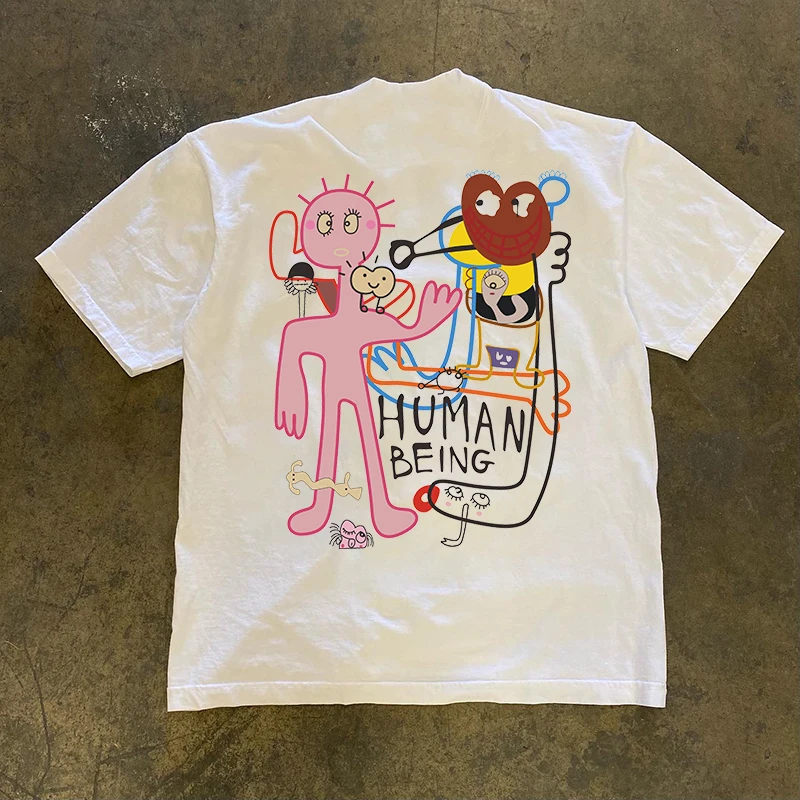 Extra Heavy 260g Pure Cotton Short Sleeve T-Shirt Strange Person Oversize Top for Spring Summer Casual Comfortable Cotton Tee
Extra Heavy 260g Pure Cotton Short Sleeve T-Shirt Strange Person Oversize Top for Spring Summer Casual Comfortable Cotton Tee