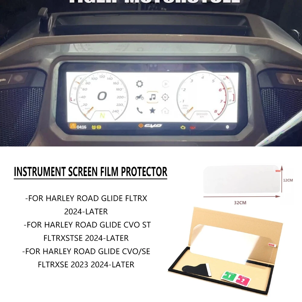 For Harley Touring CVO Road Glide FLTRXSE 2023 2024 Motorcycle Road Glide ST 2024 Instrument Screen Protector Film Sticker 2PIC
For Harley Touring CVO Road Glide FLTRXSE 2023 2024 Motorcycle Road Glide ST 2024 Instrument Screen Protector Film Sticker 2PIC