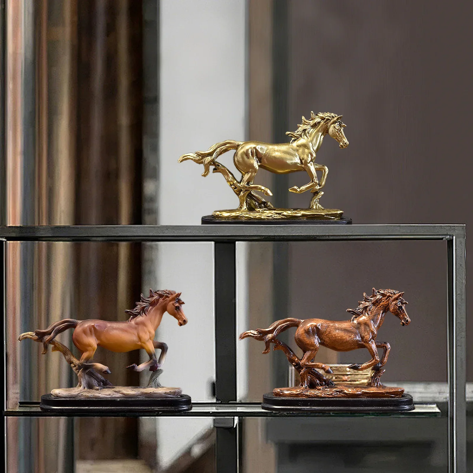 Chinese Year of the Horse Decor, Luxury Horse Sculpture for Living Room Cabinet, Zodiac Home Accent Home Ornament
Chinese Year of the Horse Decor, Luxury Horse Sculpture for Living Room Cabinet, Zodiac Home Accent Home Ornament