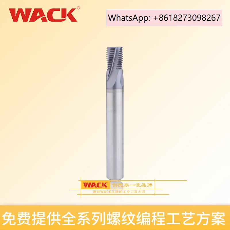 WACK thread milling cutter NPT NPTF American 60 degree taper thread milling cutter alloy pipe thread milling cutter 
WACK thread milling cutter NPT NPTF American 60 degree taper thread milling cutter alloy pipe thread milling cutter