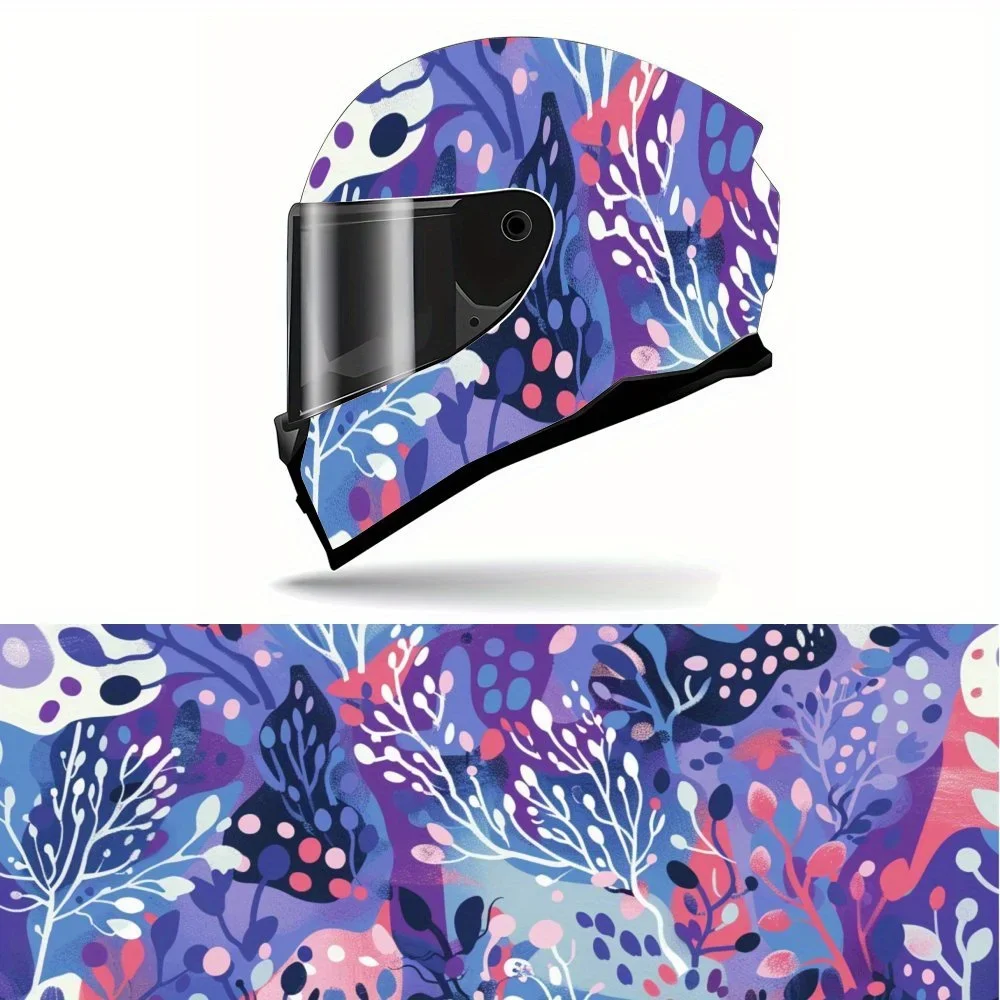 Eye Catching Purple Flower Bloom Full Helmet Vinyl Wrap Sticker, Motorcycle Helmet Racing Graphic Decal, Waterproof Self-adhesiv
Eye Catching Purple Flower Bloom Full Helmet Vinyl Wrap Sticker, Motorcycle Helmet Racing Graphic Decal, Waterproof Self-adhesiv