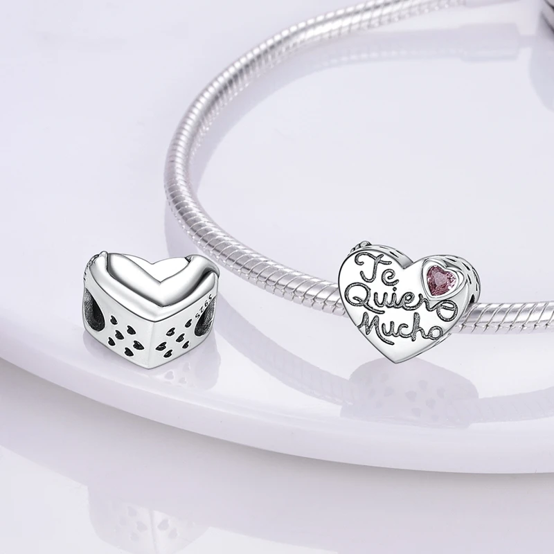 925 Sterling Silver Charms Bead Heart Guardian Dangle Fit Original Bracelet Women Lover DIY Jewelry Gifts
925 Sterling Silver Charms Bead Heart Guardian Dangle Fit Original Bracelet Women Lover DIY Jewelry Gifts