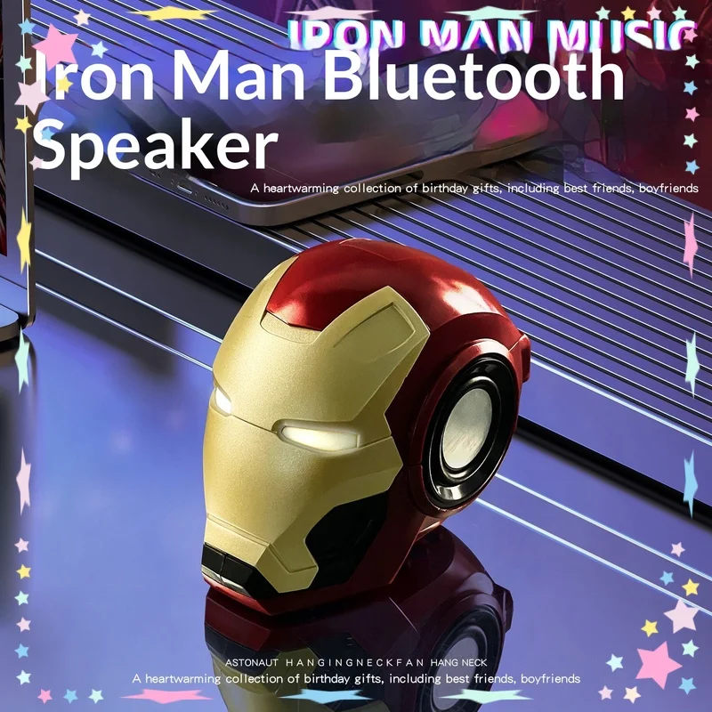 MARVEL Studios Iron Man Bluetooth Speaker Unique Gift for Boyfriend Birthday Valentine's Day Creative Practical Present
MARVEL Studios Iron Man Bluetooth Speaker Unique Gift for Boyfriend Birthday Valentine's Day Creative Practical Present