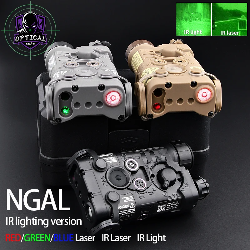 Tactical NGAL IR LED Version Red Dot Green Laser Pointer IR Night Hunting Aiming For Airsoft Equipment Fit 20mm Guide Rail
Tactical NGAL IR LED Version Red Dot Green Laser Pointer IR Night Hunting Aiming For Airsoft Equipment Fit 20mm Guide Rail
