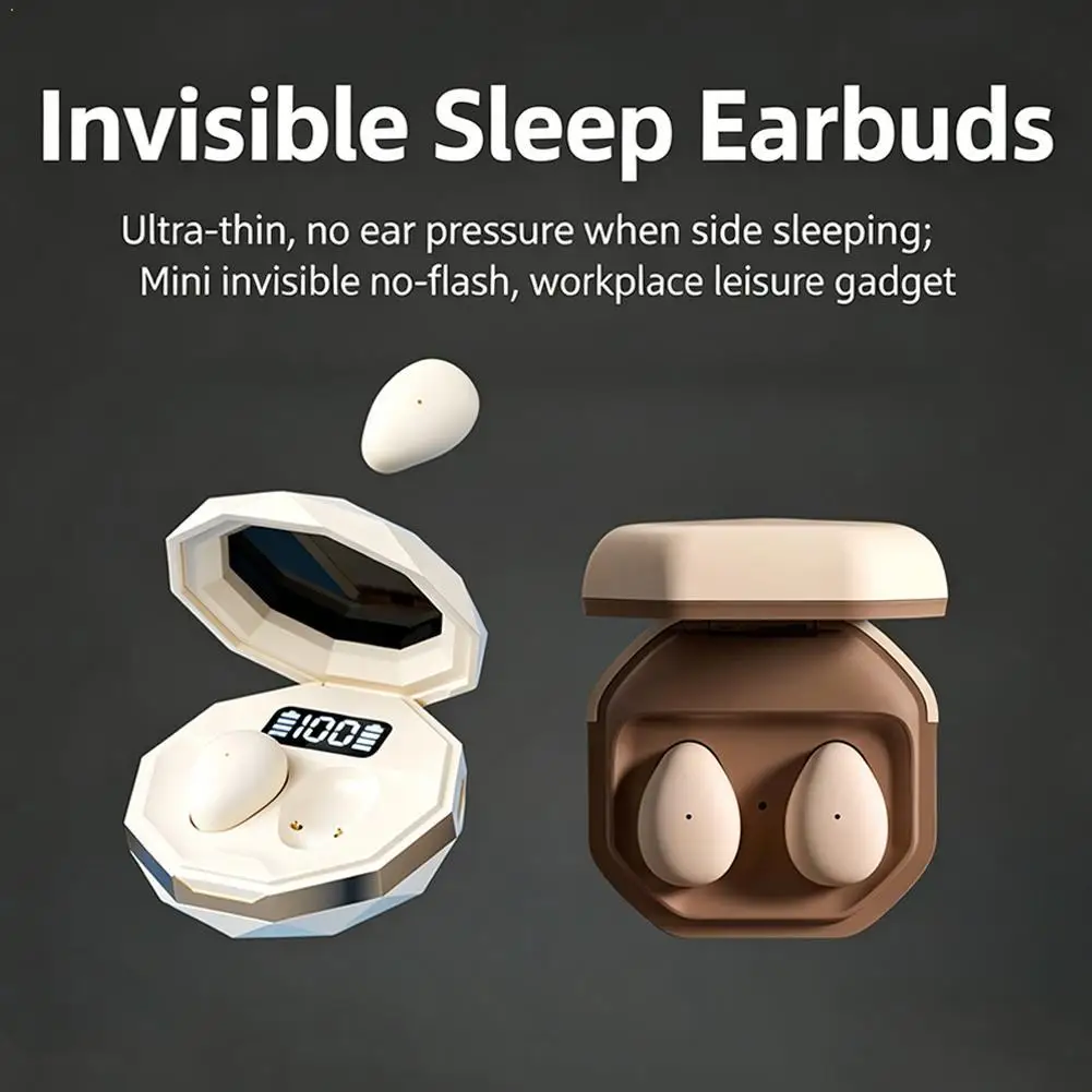 Sleep Earbuds for Side Sleepers Bluetooth 6.0 Mini Invisible Sleeping Headphones Wireless Micro Hidden Earphones for Small Ears
Sleep Earbuds for Side Sleepers Bluetooth 6.0 Mini Invisible Sleeping Headphones Wireless Micro Hidden Earphones for Small Ears