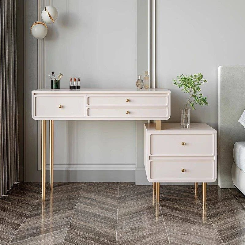 Cream wind dressing table white household adjustable simple makeup vanity modern design muebles almacenamiento room furniture
Cream wind dressing table white household adjustable simple makeup vanity modern design muebles almacenamiento room furniture