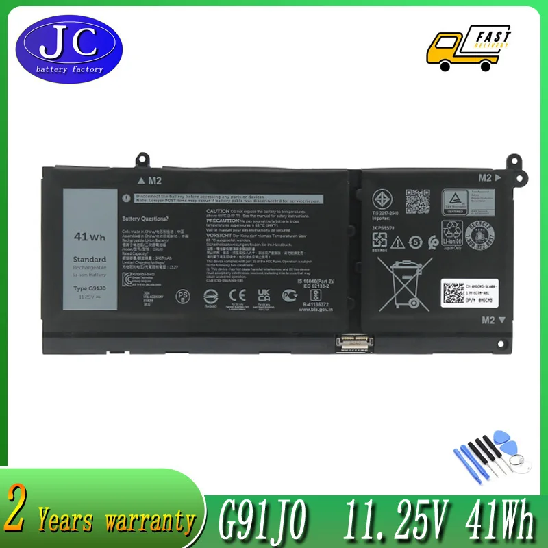 Аккумулятор JCLJF V6W33 G91J0 для ноутбука Dell Inspiron 15 5310 3511 5510 5410 5415 5518 3510 3515 5418 7415 Latitude 3320 3520 3420
Аккумулятор JCLJF V6W33 G91J0 для ноутбука Dell Inspiron 15 5310 3511 5510 5410 5415 5518 3510 3515 5418 7415 Latitude 3320 3520 3420