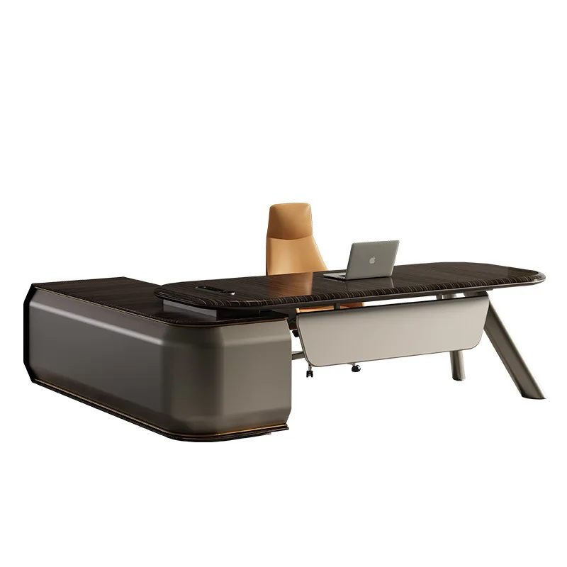 YJQ Boss President Chairperson Desk Senior Manager Office Desk and Chair Combination
YJQ Boss President Chairperson Desk Senior Manager Office Desk and Chair Combination