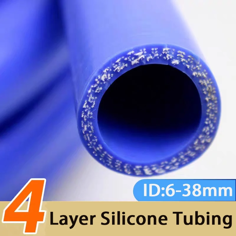 Car Silicone Straight Coolant Hose 1 Meter Length Turbo Intercooler Pipe ID 6mm-38mm Multi-Layer Clamping Silicone Vacuum Tube
Car Silicone Straight Coolant Hose 1 Meter Length Turbo Intercooler Pipe ID 6mm-38mm Multi-Layer Clamping Silicone Vacuum Tube