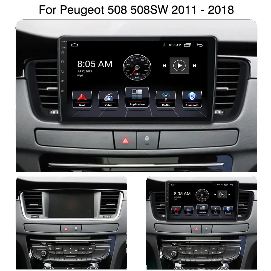 Android 13 Radio For Peugeot 508 508SW 2011 2012 2013 2014 2015- 2018 Car stereo Multimedia Player Carplay Auto GPS navigation
Android 13 Radio For Peugeot 508 508SW 2011 2012 2013 2014 2015- 2018 Car stereo Multimedia Player Carplay Auto GPS navigation