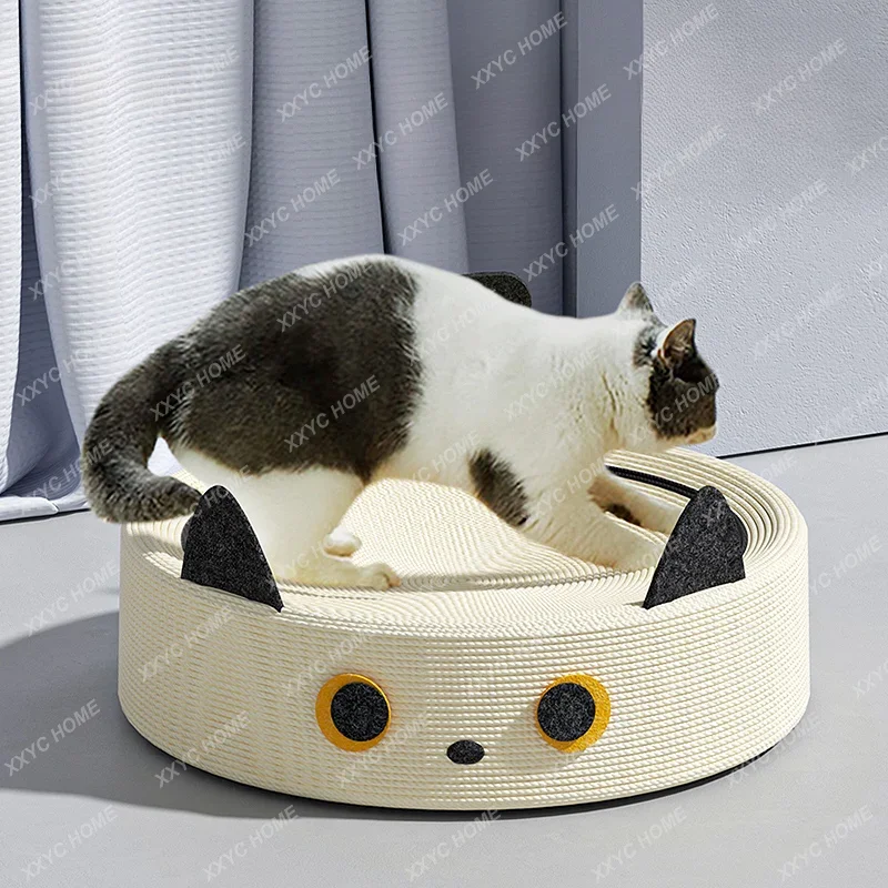 Sisal Cat Scratch Board Wear-Resistant Non-Dandruff Cat Nest round LargeClaw Board Basin Scratch-Resistant Toy
Sisal Cat Scratch Board Wear-Resistant Non-Dandruff Cat Nest round LargeClaw Board Basin Scratch-Resistant Toy