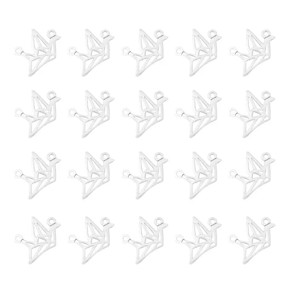 100pcs Retro Alloy Jewelry Classic Style Paper Crane Charms Key Chain Pendants Earring DIY Vintage Accessories
100pcs Retro Alloy Jewelry Classic Style Paper Crane Charms Key Chain Pendants Earring DIY Vintage Accessories