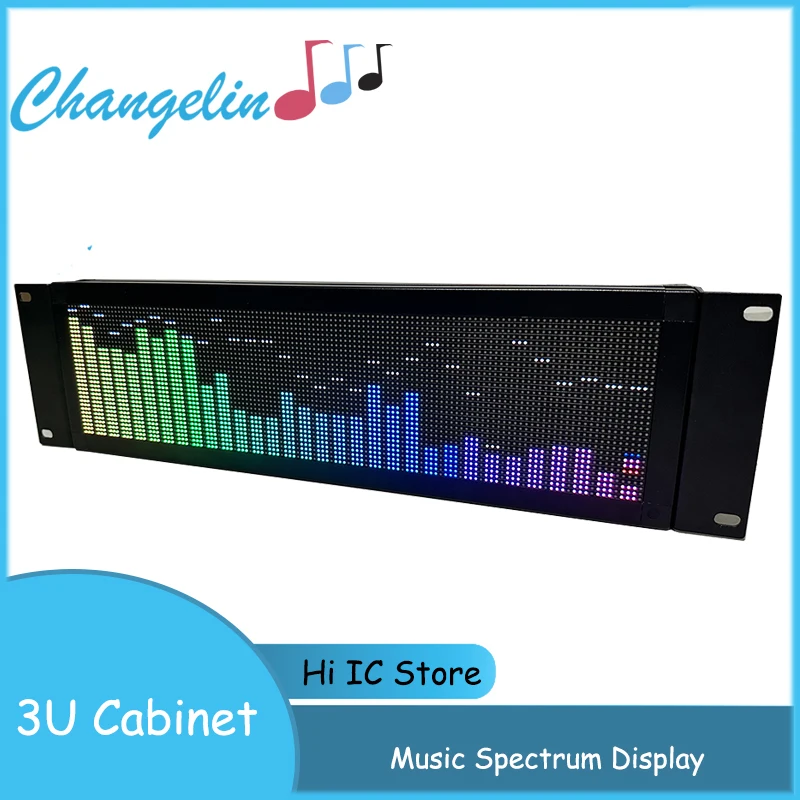 AS1000 Professional Full Color RGB Pickup Rhythm Rack Mount Music Spectrum Display Analyzer Stereo Audio Monitor 3U Cabinet
AS1000 Professional Full Color RGB Pickup Rhythm Rack Mount Music Spectrum Display Analyzer Stereo Audio Monitor 3U Cabinet