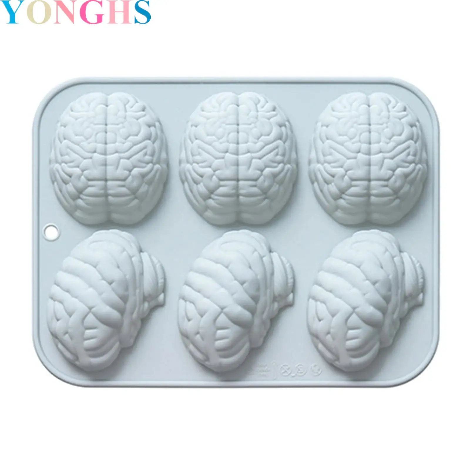 Food Grade Silicone Baking Mold Brain-Shaped Ice Mold Tray Whiskey Drink Decor Jelly Pudding Cake Mold Easily Demould
Food Grade Silicone Baking Mold Brain-Shaped Ice Mold Tray Whiskey Drink Decor Jelly Pudding Cake Mold Easily Demould