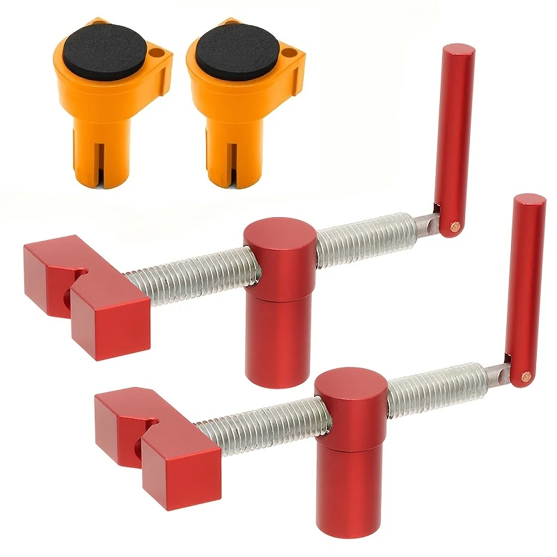 1Set Aluminum Alloy Bench Dog Clamps, For Woodworking 20mm Hole, with 2Pc Plastic Dog,Table Clamp for Woodworking Tool
1Set Aluminum Alloy Bench Dog Clamps, For Woodworking 20mm Hole, with 2Pc Plastic Dog,Table Clamp for Woodworking Tool