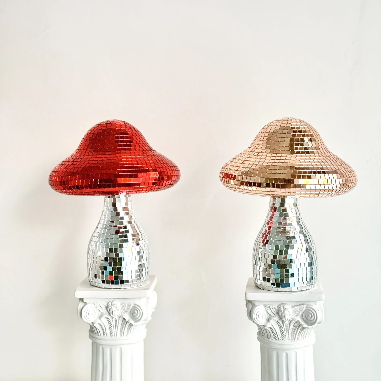 Dreamy Disco Mushroom Handmade Ornament Reflective Home Decor for Living Room Bedroom Patio Party Wedding Gift Light Decoration
Dreamy Disco Mushroom Handmade Ornament Reflective Home Decor for Living Room Bedroom Patio Party Wedding Gift Light Decoration