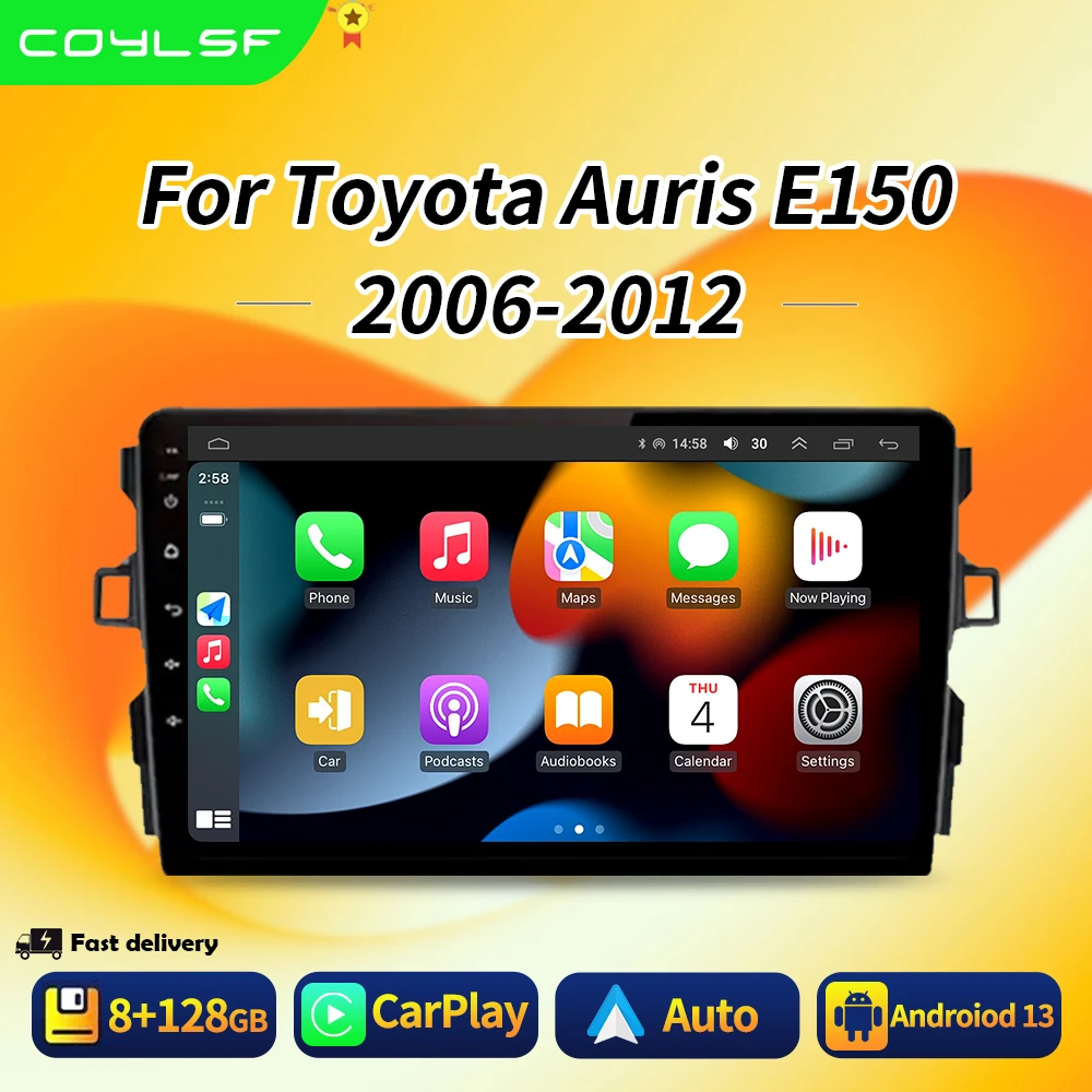 Car Radio For Toyota Auris 1 E150 2006 - 2012 Audio GPS Navigation Multimedia Player Video Intelligent System Bluetooth WIFI 4G
Car Radio For Toyota Auris 1 E150 2006 - 2012 Audio GPS Navigation Multimedia Player Video Intelligent System Bluetooth WIFI 4G