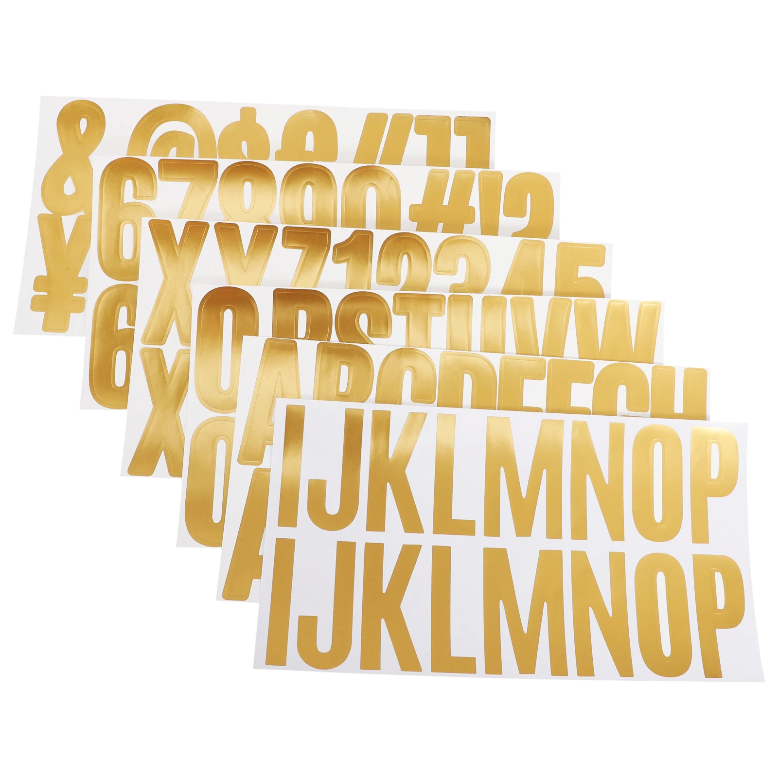 6 Sheets Letter Stickers Gold Glitter Small Number Mailbox Address Door Decor Waterproof Durable Craft Garden
6 Sheets Letter Stickers Gold Glitter Small Number Mailbox Address Door Decor Waterproof Durable Craft Garden