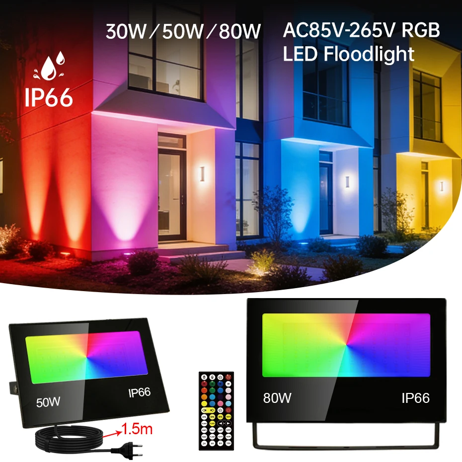AC 110V AC 220V RGB светодиодный прожектор 30W 50W 80W светодиодный прожектор RGBWW уличного света наводнения Водонепроницаемое освещение наружного сада
AC 110V AC 220V RGB светодиодный прожектор 30W 50W 80W светодиодный прожектор RGBWW уличного света наводнения Водонепроницаемое освещение наружного сада