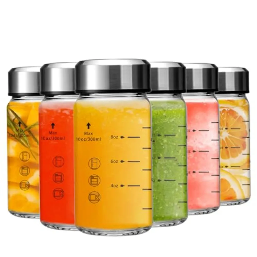 Juice Bottles - Wide Mouth Glass Bottles with Lids- BPA Free, Stainless Steel Lids for Juicing, Smoothies, Infused Water, Bever
Juice Bottles - Wide Mouth Glass Bottles with Lids- BPA Free, Stainless Steel Lids for Juicing, Smoothies, Infused Water, Bever