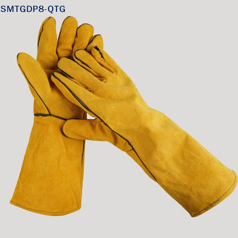 Hot!NEW 1 Pair 40cm Safety Work Labor Glove Welding Gloves Heat Cut Resistant Insulated Custom Design Welding Leather Gloves
Hot!NEW 1 Pair 40cm Safety Work Labor Glove Welding Gloves Heat Cut Resistant Insulated Custom Design Welding Leather Gloves