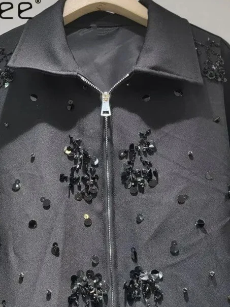 2026 Spring European New Heavy Embroidery Beaded Casual Jacket for Women Unique Fashion Loose Slimming Turn-down Collar Coats
2026 Spring European New Heavy Embroidery Beaded Casual Jacket for Women Unique Fashion Loose Slimming Turn-down Collar Coats