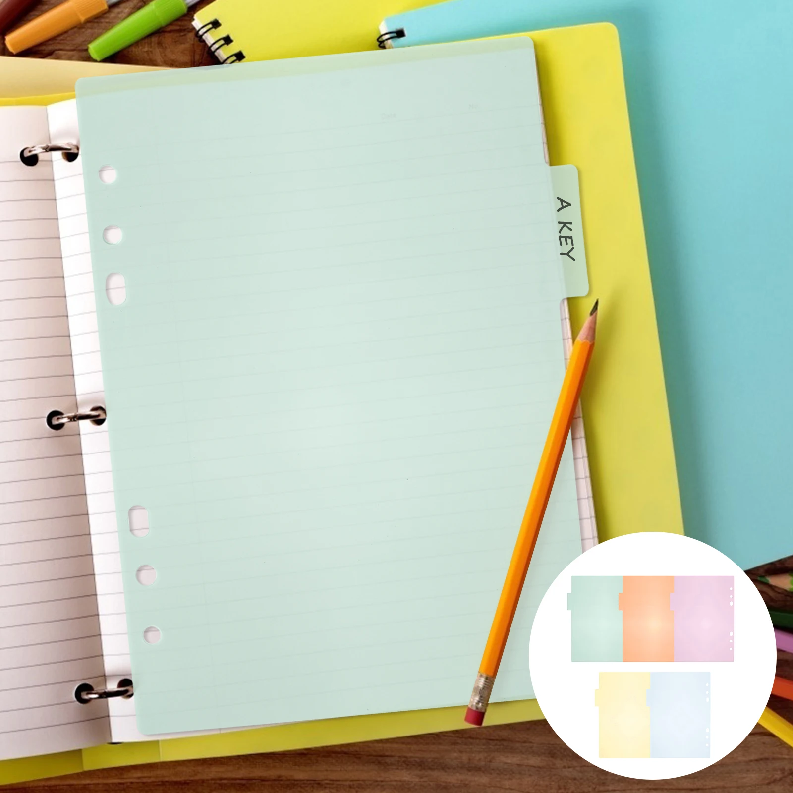 10 Pcs Plastic Partition Labels A5 6 Hole Cute Binder Dividers Index Tabs Notebooks Study Books Office Supplies
10 Pcs Plastic Partition Labels A5 6 Hole Cute Binder Dividers Index Tabs Notebooks Study Books Office Supplies