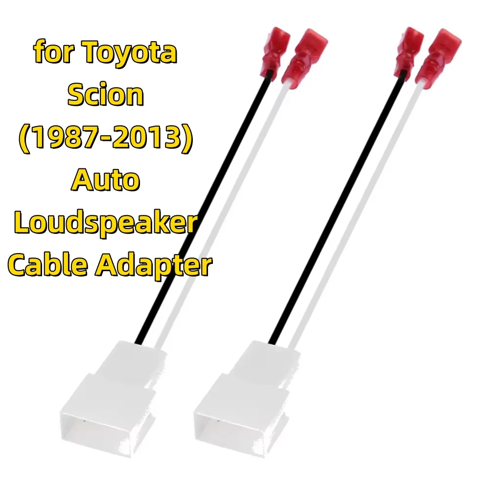 1/2Pair 72-8104 Speaker Wiring Harness Connector for Toyota Scion (1987-2013) Auto Loudspeaker Cable Adapter
1/2Pair 72-8104 Speaker Wiring Harness Connector for Toyota Scion (1987-2013) Auto Loudspeaker Cable Adapter