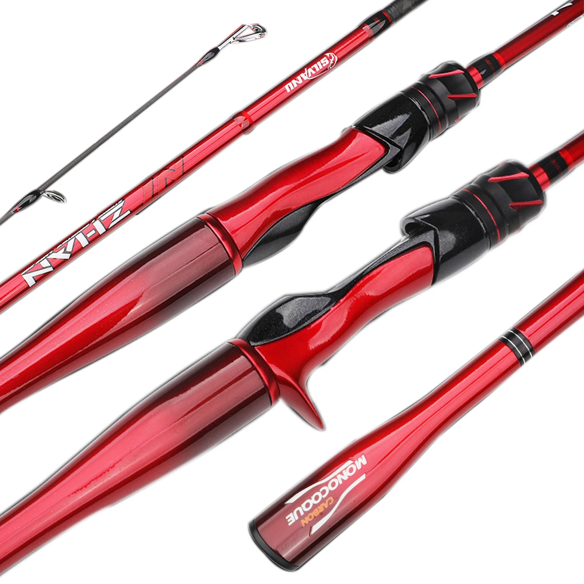 High Quality Fishing Tackle Carbon Fiber 2 Sections Fishing Bass Spinning Rods for Saltwater Freshwater
High Quality Fishing Tackle Carbon Fiber 2 Sections Fishing Bass Spinning Rods for Saltwater Freshwater