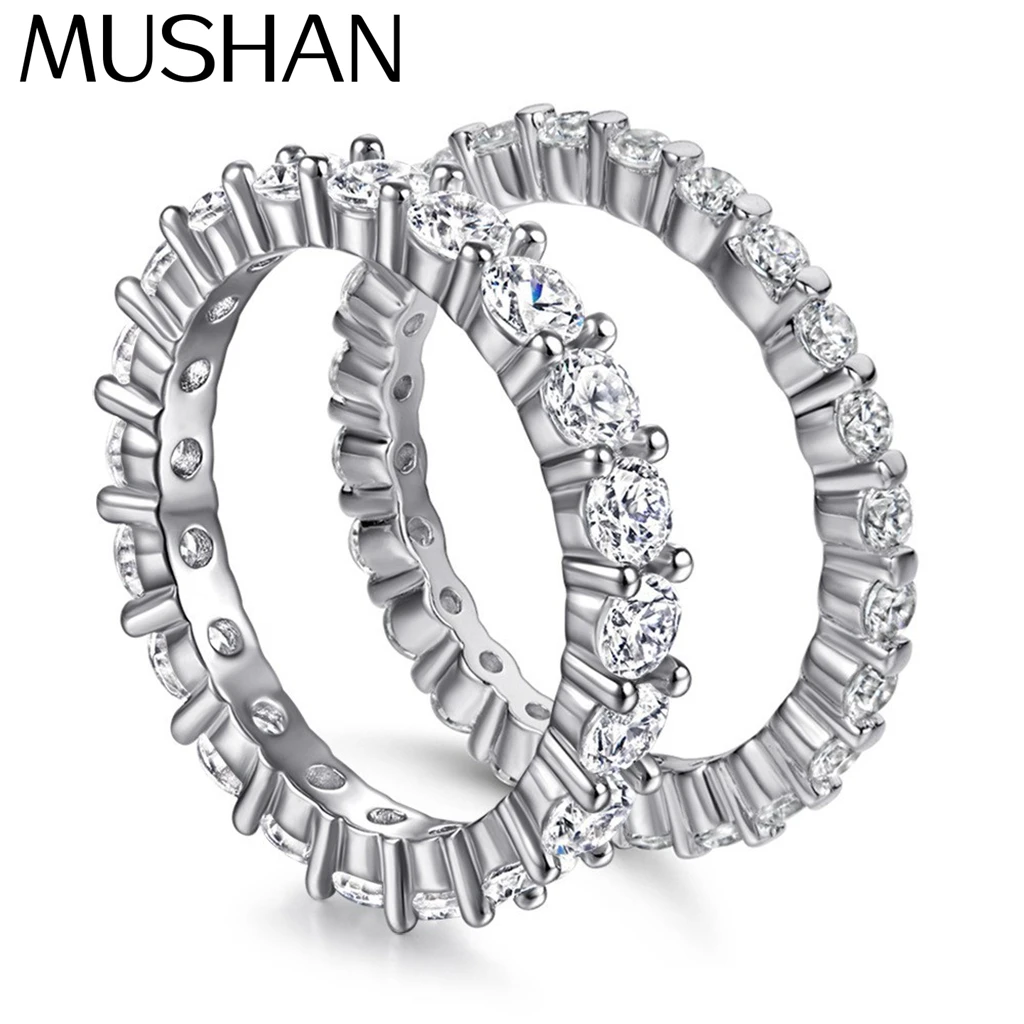 MuShan Jewelry 925 Sterling Silver Rings Bands Engagement Ring 7A Cubic Zirconia Delicate Anniversary Sparkle Women Gift
MuShan Jewelry 925 Sterling Silver Rings Bands Engagement Ring 7A Cubic Zirconia Delicate Anniversary Sparkle Women Gift