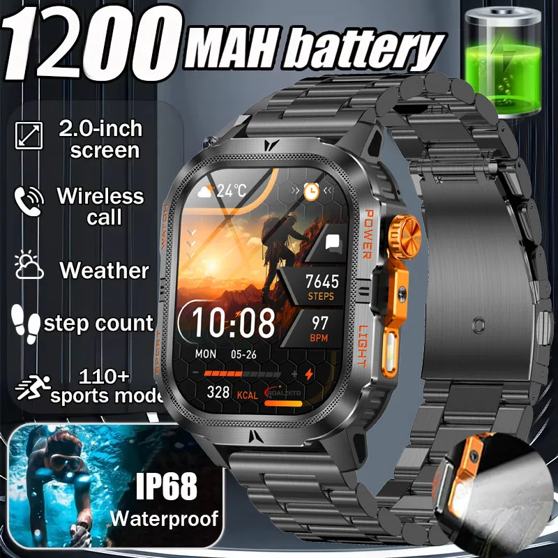 2026 hot MilitaryGPS motion Tracker Smart Watch Men Outdoor Flashlight Compass Waterproof Bracelets Heart Rate Call Sport Watche
2026 hot MilitaryGPS motion Tracker Smart Watch Men Outdoor Flashlight Compass Waterproof Bracelets Heart Rate Call Sport Watche