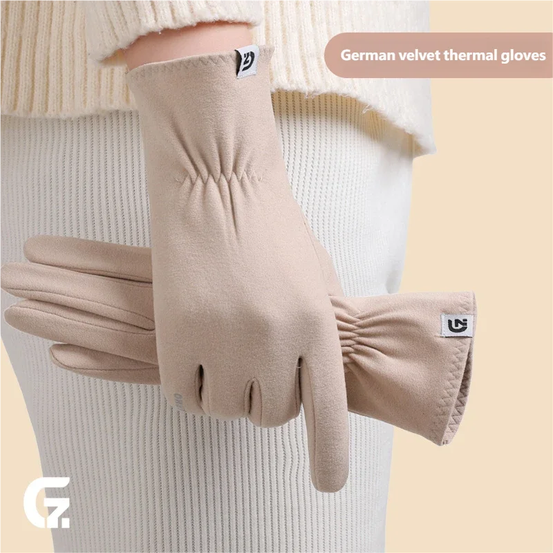New Warm Gloves for Women N377 Winter Thin Outdoor Driving Windproof and Cold proof De Rong Korean Edition Touchscreen Gloves
New Warm Gloves for Women N377 Winter Thin Outdoor Driving Windproof and Cold proof De Rong Korean Edition Touchscreen Gloves
