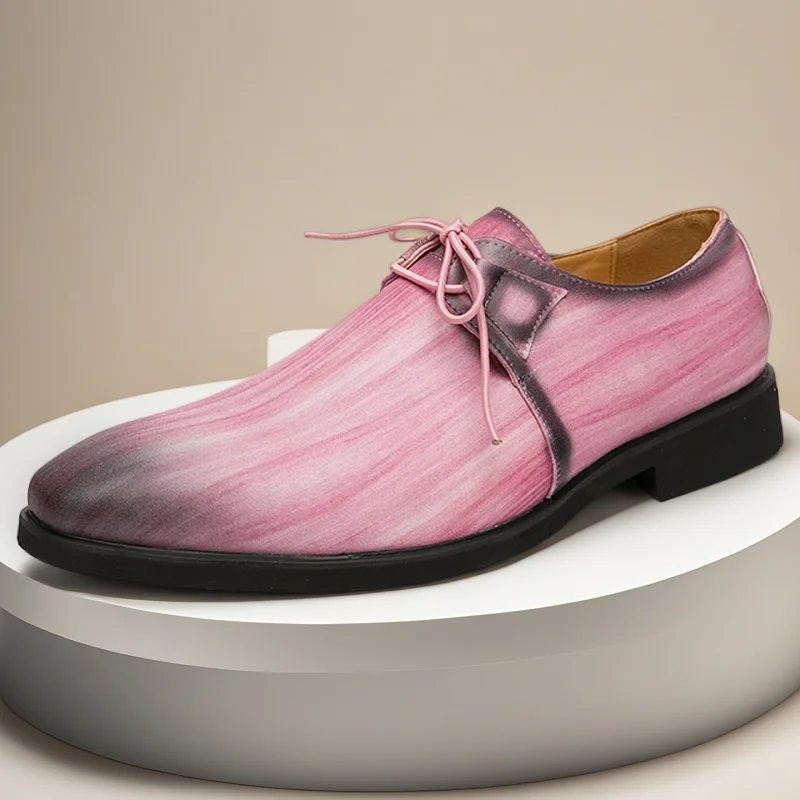 Pink Designer Leather Shoes Man Large Size 38-48 Retro Business Casual Shoes For Man Party Shoes Lace-up Pointed Gentleman Shoes
Pink Designer Leather Shoes Man Large Size 38-48 Retro Business Casual Shoes For Man Party Shoes Lace-up Pointed Gentleman Shoes