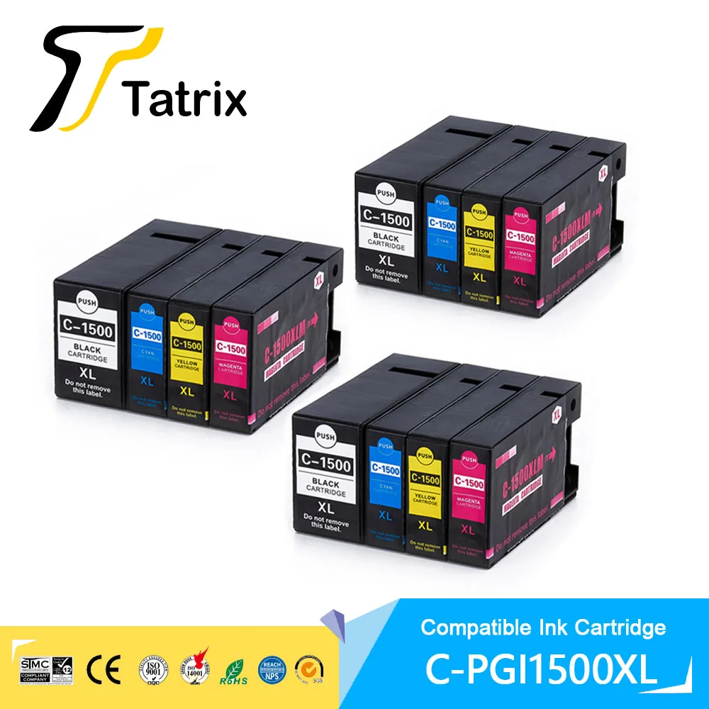 Чернильный картридж для принтера Canon PGI1500 1500XL, для принтера Canon MAXIFY MB2050/MB2150/MB2350/MB2750
Чернильный картридж для принтера Canon PGI1500 1500XL, для принтера Canon MAXIFY MB2050/MB2150/MB2350/MB2750
