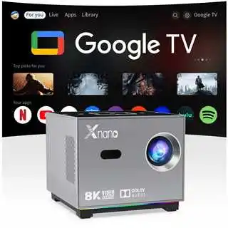 Xnano X3 Smart Projector Native 720P 190ANSI Android 9.0 Support 8K Dual WiFi BT5.0 Keystone Correction Home Theater Projector
Xnano X3 Smart Projector Native 720P 190ANSI Android 9.0 Support 8K Dual WiFi BT5.0 Keystone Correction Home Theater Projector