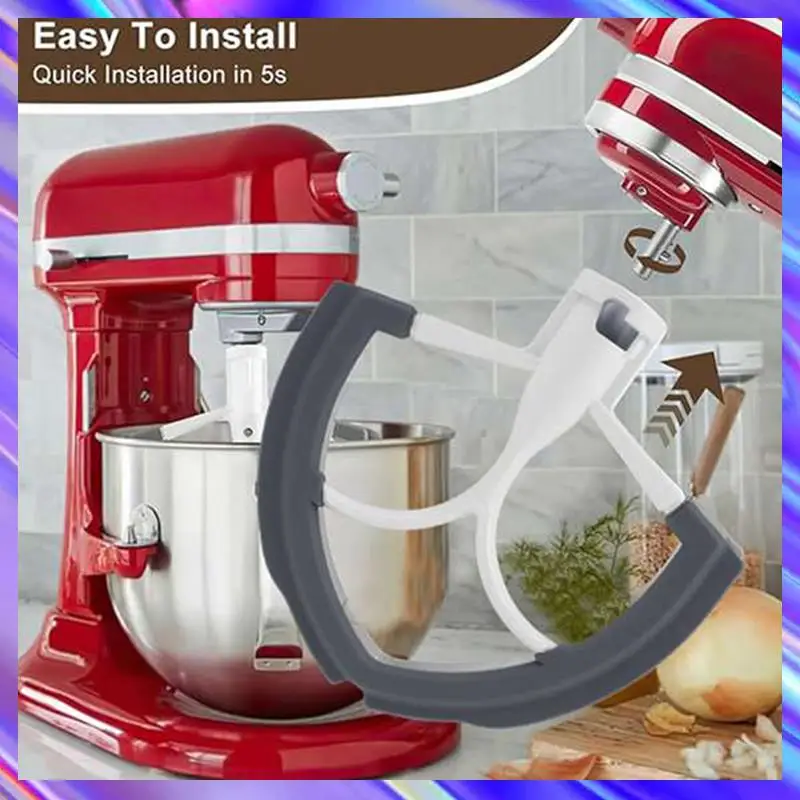 BAAD Flex Paddle Beater Forkitchenaid Mixer 5.5-6 Quart Tilt-Head Mixer Parts Flexible Silicone Edges Bowl Scraper
BAAD Flex Paddle Beater Forkitchenaid Mixer 5.5-6 Quart Tilt-Head Mixer Parts Flexible Silicone Edges Bowl Scraper