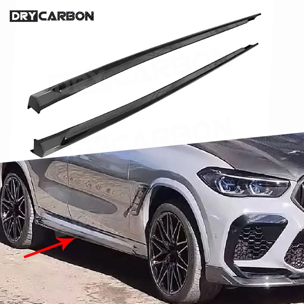 Carbon Fiber Side Skirts Aprons Rocker Panel Lip Splitter for BMW F96 X6 2019-2022 Car Styling Body Kits Accessories FRP
Carbon Fiber Side Skirts Aprons Rocker Panel Lip Splitter for BMW F96 X6 2019-2022 Car Styling Body Kits Accessories FRP