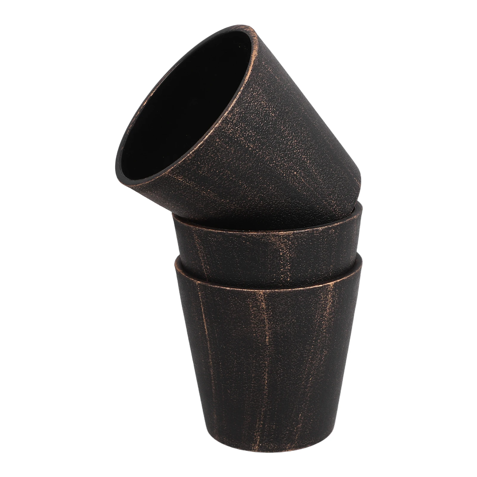 3 Pcs Plastic Flower Pot Large Small Planter Golden Color Desk Succulent Bonsai Cactus Plant
3 Pcs Plastic Flower Pot Large Small Planter Golden Color Desk Succulent Bonsai Cactus Plant
