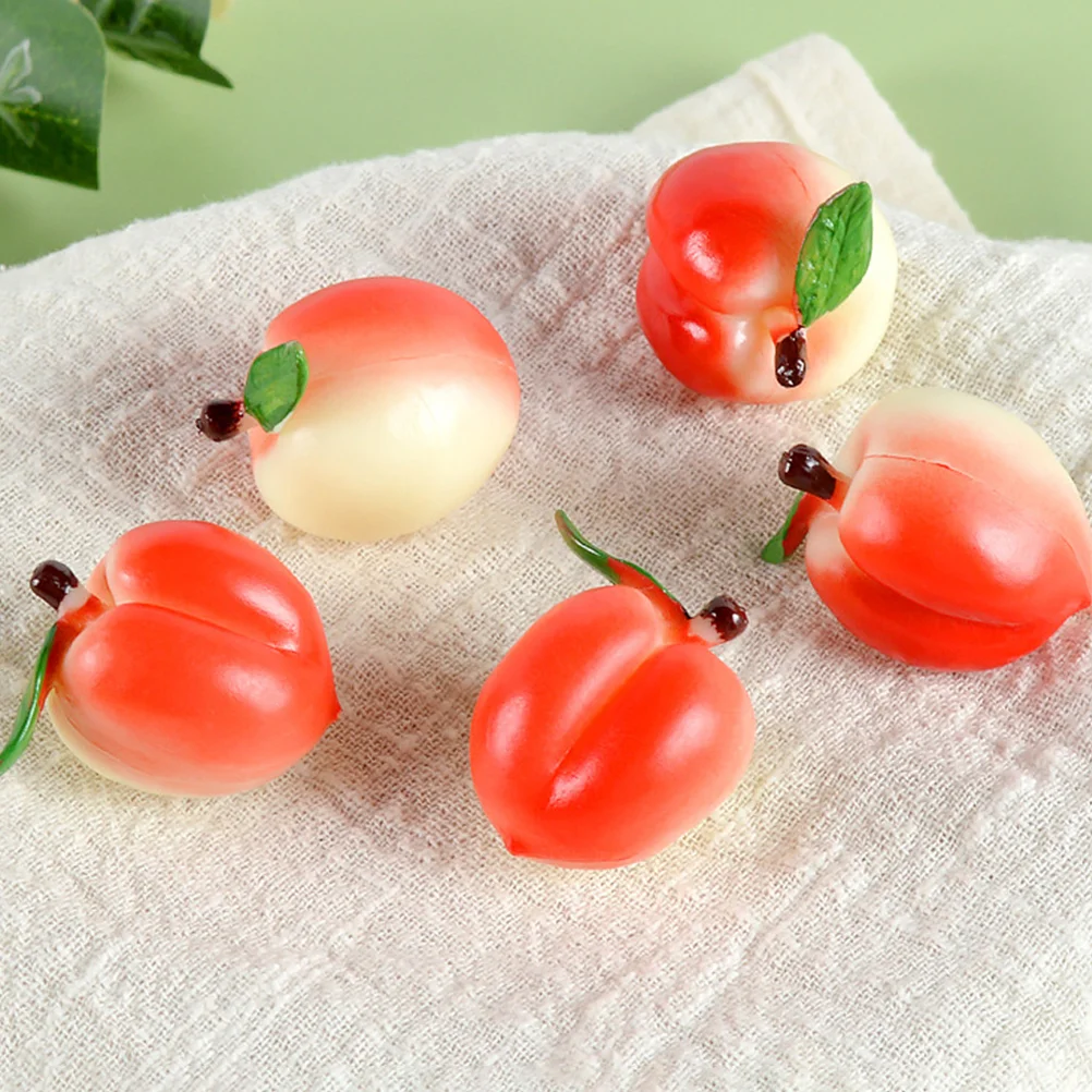 5 Pcs Artificial Fruit Peach PVC Decor Toy Fake Mini Decorative Prop Miniature Toys
5 Pcs Artificial Fruit Peach PVC Decor Toy Fake Mini Decorative Prop Miniature Toys