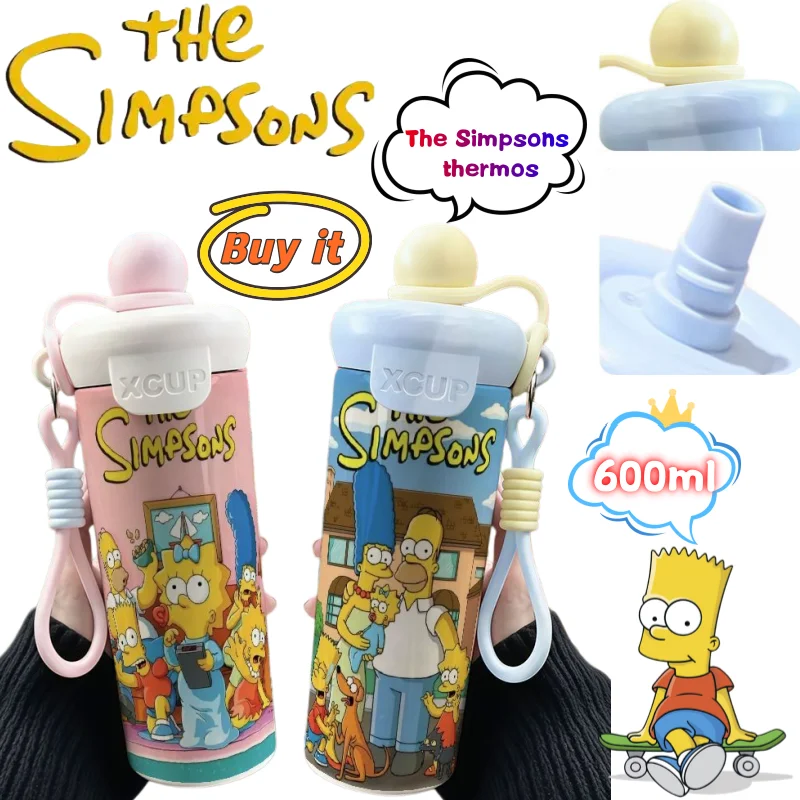 New The Simpsons Marge Homer Thermos High Color Value Cartoon Printed Large Capacity Portable Student Double Drink Straight Cup
New The Simpsons Marge Homer Thermos High Color Value Cartoon Printed Large Capacity Portable Student Double Drink Straight Cup