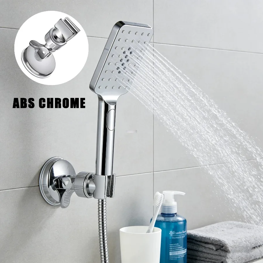 1PC No-Drill Shower Head Bracket - Adjustable Strong Suction Removable ABS Silver Mount for Easy Bathroom Use
1PC No-Drill Shower Head Bracket - Adjustable Strong Suction Removable ABS Silver Mount for Easy Bathroom Use