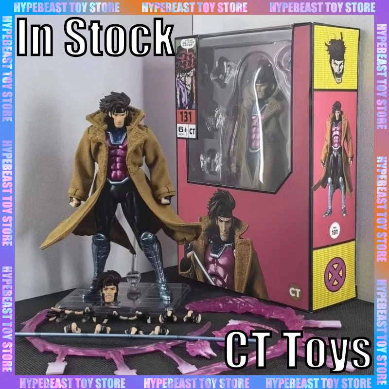 Ct Toys Mafex 131 Gambit Action Figure SHF X-Men Wolverine Anime Figure PVC Statue Model Figurine Collectible Ornament Toy Gift
Ct Toys Mafex 131 Gambit Action Figure SHF X-Men Wolverine Anime Figure PVC Statue Model Figurine Collectible Ornament Toy Gift