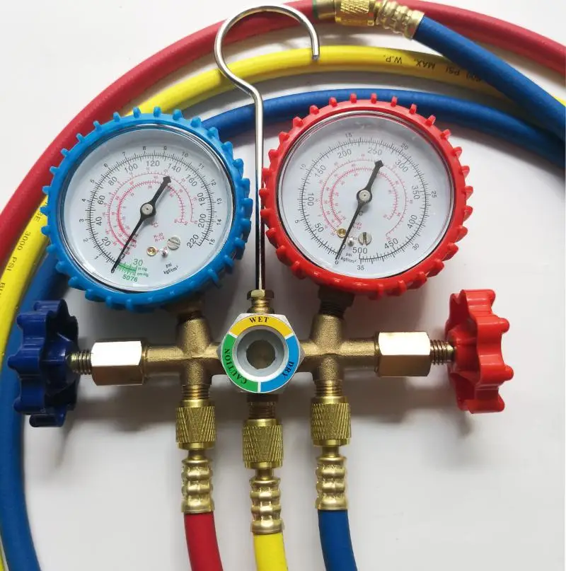 Automotive Air Conditioning Fluoride Double Meter Valve 410/134A Refrigerant Snow Refrigerant Refrigeration Tool
Automotive Air Conditioning Fluoride Double Meter Valve 410/134A Refrigerant Snow Refrigerant Refrigeration Tool
