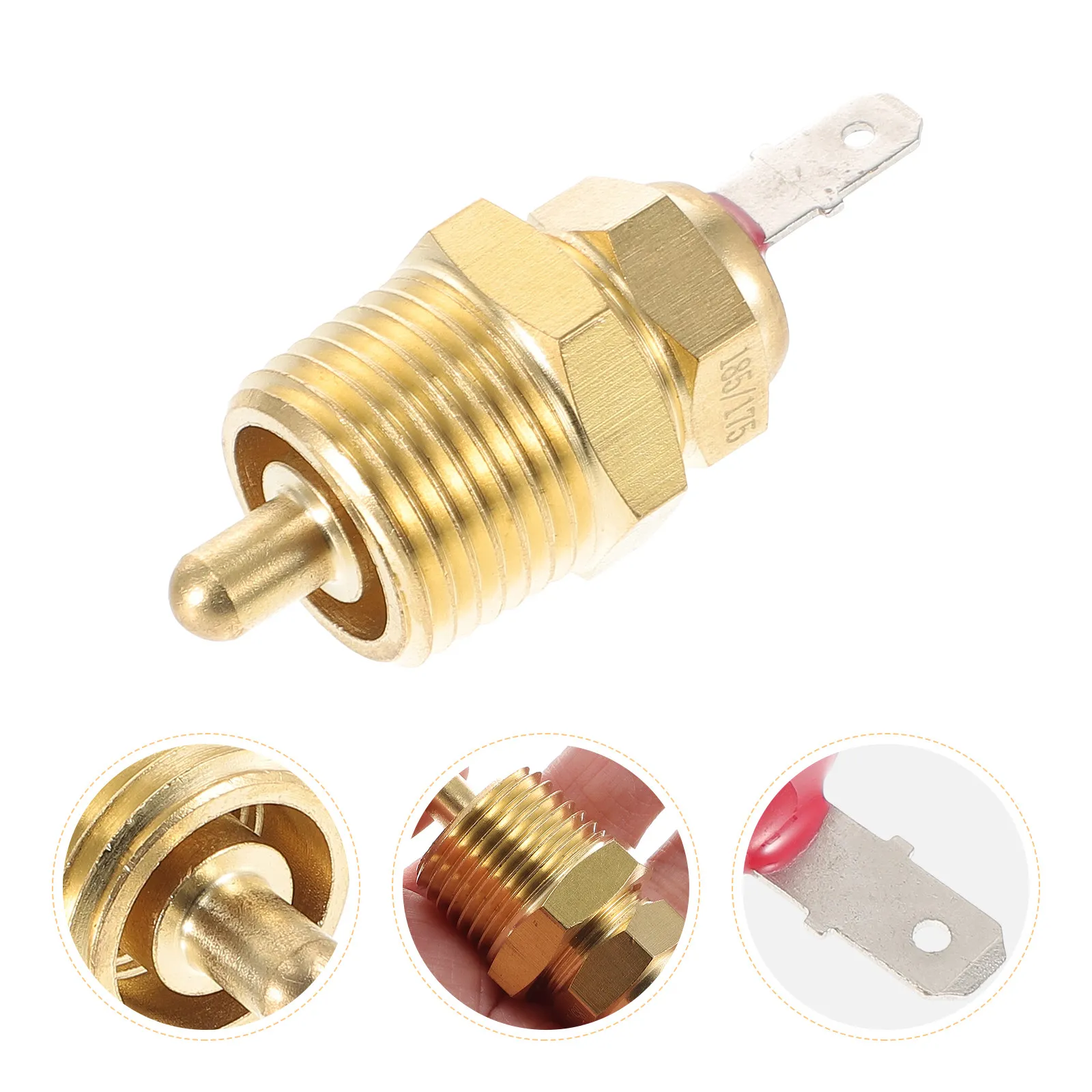 Radiator Fan Temperature Sensor Aluminum Thermal Control Switch Replacement for 10 12 14 16 Inch Electric Fans Radiator Fan
Radiator Fan Temperature Sensor Aluminum Thermal Control Switch Replacement for 10 12 14 16 Inch Electric Fans Radiator Fan