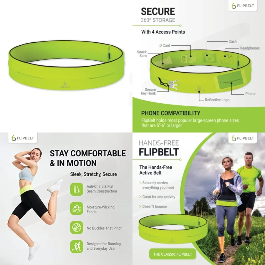 Classic Running Belt, Running Fanny Pack for Women and Men, USA Company
Classic Running Belt, Running Fanny Pack for Women and Men, USA Company
