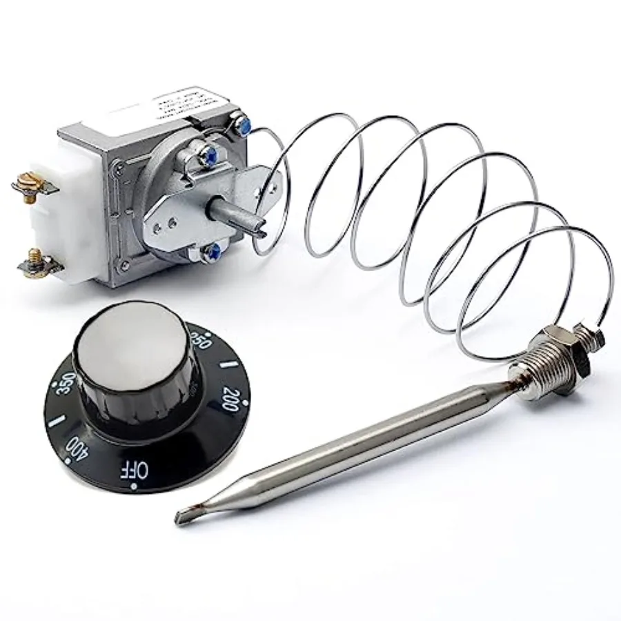 Термостат RX-1-36 для фритюрницы, 1/4" MPT, 60125401, совместимый с Pitco 60125401, подходит для Royal
Термостат RX-1-36 для фритюрницы, 1/4" MPT, 60125401, совместимый с Pitco 60125401, подходит для Royal